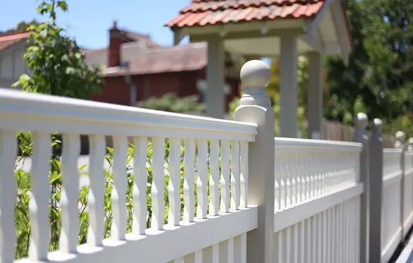 Timber lych gate - picket fence and gate along a period front boundary