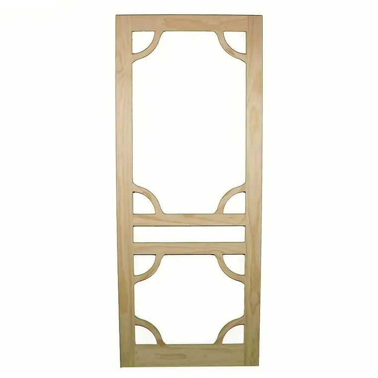 Timber screen door SD3 - SD3 screen door frame photographed against white