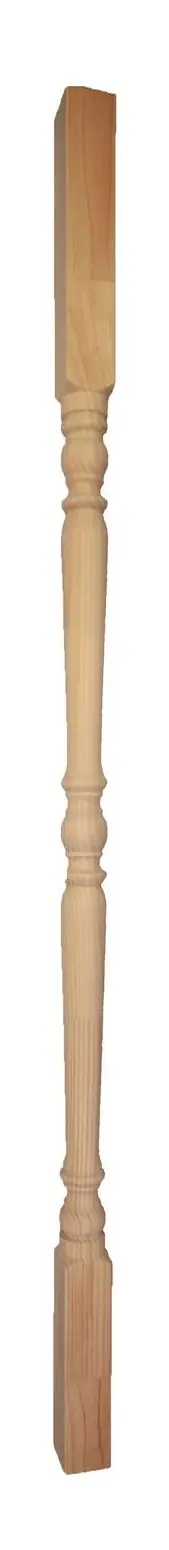 Turned timber verandah post V3 - V3 turned verandah post, full length