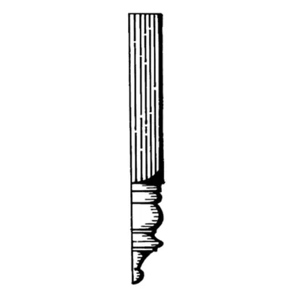 Photograph of a turned dropper or newel post. Trade code V3D.