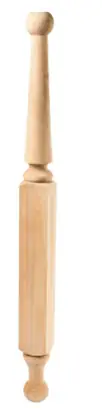 Photograph of turned gable finial design F4