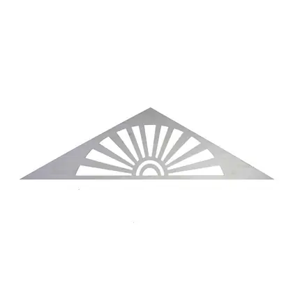 Photograph of a gable infill panel. Trade code GI4.