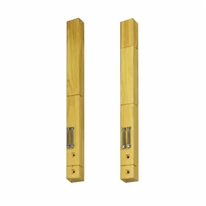 Edited product illustration of square flight balustrade newel posts. Trade code KLFPOSTS1200.