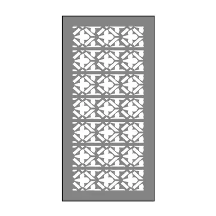 Photograph of a privacy screen panel. Trade code SA22PS.