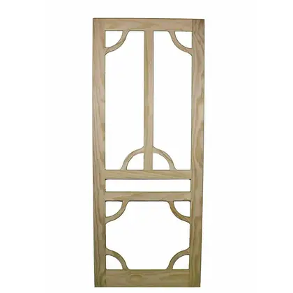 Photograph of a timber screen door. Trade code SD4.