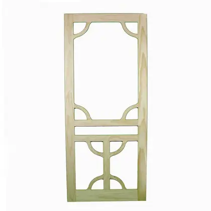 Photograph of a timber screen door. Trade code SD16.