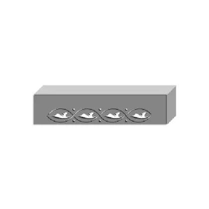 Photograph of a window pelmet. Trade code SA18WP.