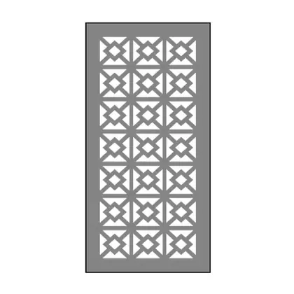 Photograph of a privacy screen panel. Trade code SA4PS.