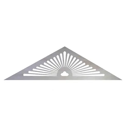 Photograph of a gable infill panel. Trade code GI2.