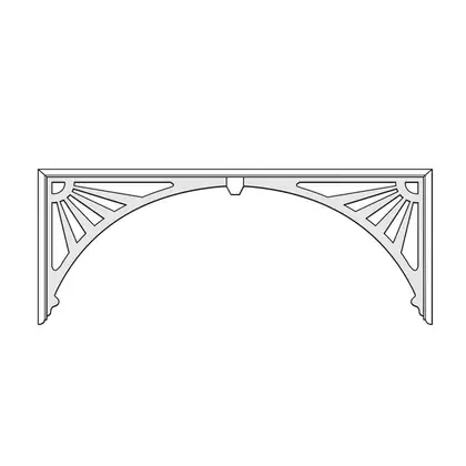 Photograph of an internal fretwork panel. Trade code HFR8.