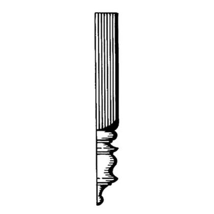 Photograph of a turned dropper or newel post. Trade code V4D.