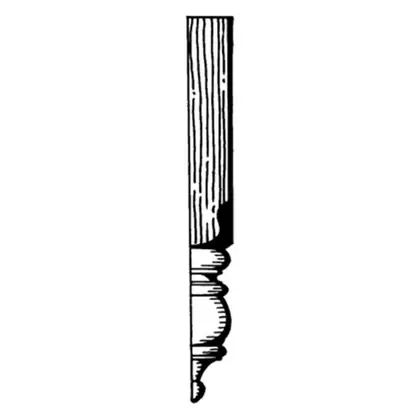Photograph of a turned dropper or newel post. Trade code V1D.
