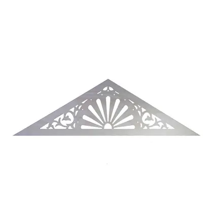 Photograph of a gable infill panel. Trade code GI7.