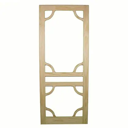 Photograph of a timber screen door. Trade code SD3.