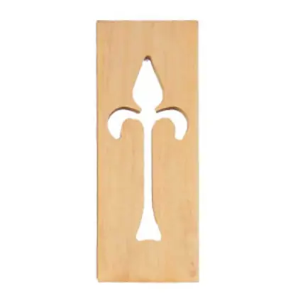 Fretwork motif A, 90 × 19 × 235 mm. Trade code FR4AMA.