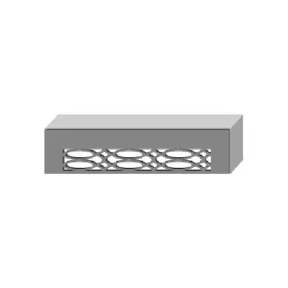 Photograph of a window pelmet. Trade code SA16WP.