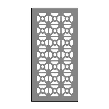 Photograph of a privacy screen panel. Trade code SA3PS.