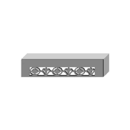 Photograph of a window pelmet. Trade code SA14WP.