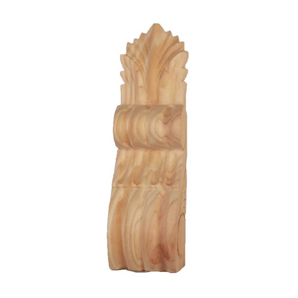 Timber corbel COR2, photographed against white