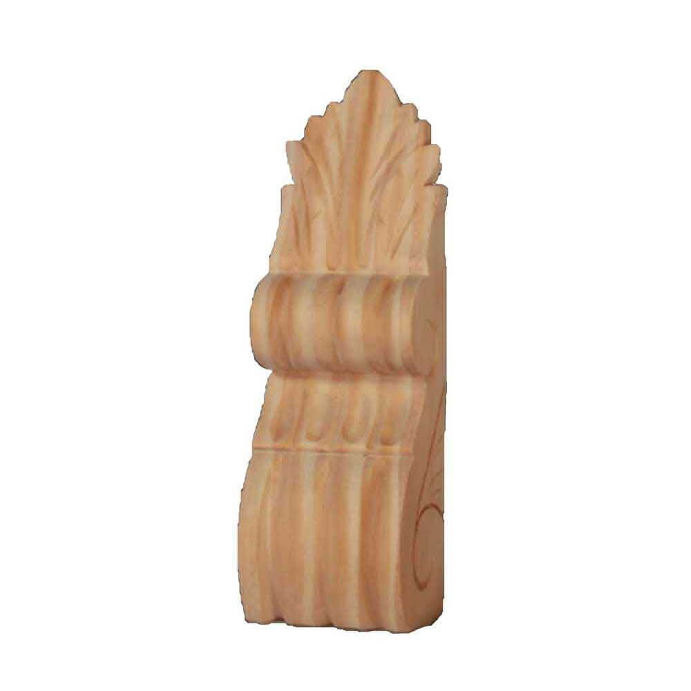 Timber corbel COR2S, photographed against white