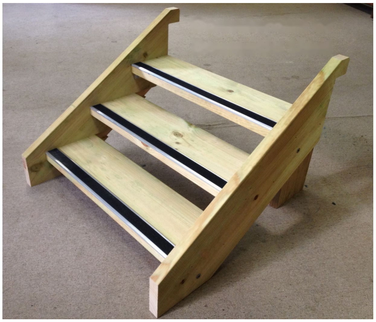 Timber stair kit - premium stair kit with anti-slip tread strips