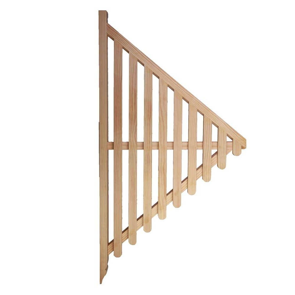 Decorative timber WC3END, photographed against white